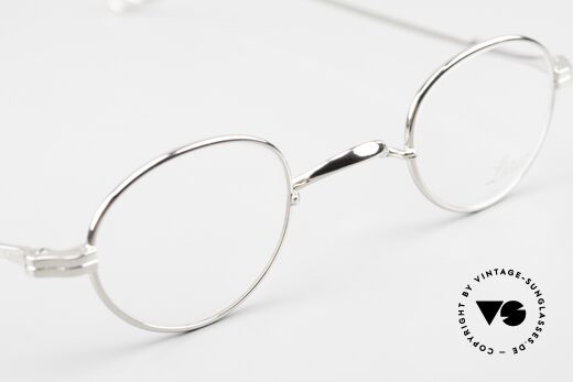 Lunor II 03 XS Kleine Unisex Brille Platin, altes, ungetragenes 90er/00er Jahre LUNOR Original, Passend für Herren und Damen Lunor II 03 XS Kleine Unisex Brille Platin, altes, ungetragenes 90er/00er Jahre LUNOR Original, Passend für Herren und Damen