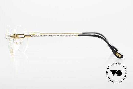 Fred Orcade F5 Ovale Randlos Brille Segler, ungetragenes Original mit Box von Fred & Etui von JPG, Passend für Herren und Damen