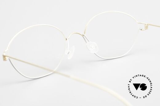 Lindberg Mira Air Titan Rim Damenbrille Oval Bicolor, eleganter Rahmen ohne Schrauben, Nieten oder Lötungen, Passend für Damen