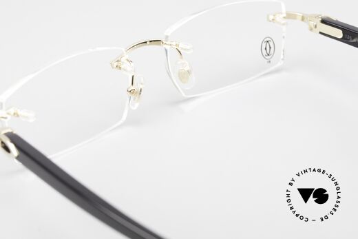 Cartier Canazei Ranlose Luxus Brille Eckig, Größe: small, Passend für Herren und Damen Cartier Canazei Ranlose Luxus Brille Eckig, Größe: small, Passend für Herren und Damen
