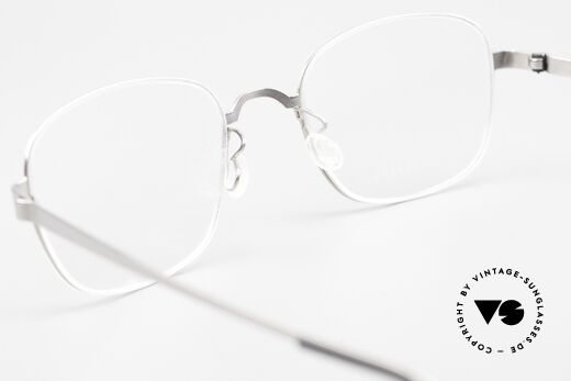 Lindberg 9538 Strip Titanium Klassische Brille Damen Herren, die orig. DEMOgläser können beliebig getauscht werden, Passend für Herren und Damen