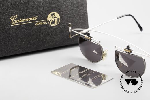 Casanova MTC 11 Kunst Sonnenbrille Limited, eine ca. 30 Jahre alte, ungetragene vintage Rarität, Passend für Herren und Damen