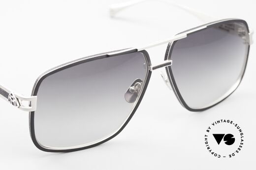 Maybach The Defiant I Platinum Brille Nappa Leder, ungetragenes Original mit vollständiger Verpackung, Passend für Herren