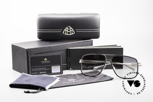 Maybach The Defiant I Platinum Brille Nappa Leder, Größe: extra large, Passend für Herren