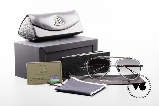 Maybach The Observer I Aviator Ruthenium Ebenholz, Größe: large, Passend für Herren