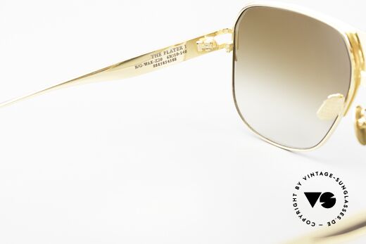 Maybach The Player I Titanbrille 24kt Gold Holz, Größe: large, Passend für Herren