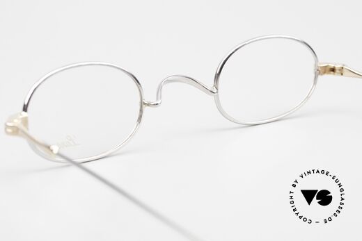 Lunor II 08 Ovale Brille Limited Bicolor, KLEINE OVALE Metall-Fassung in Größe 40/25; 135, Passend für Herren und Damen