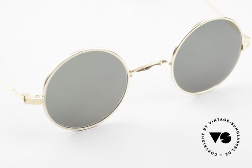 Lennon 14kt Runde Brille Gold Filled, KEINE Retrobrille; sondern ein 40 Jahres altes Original, Passend für Herren und Damen