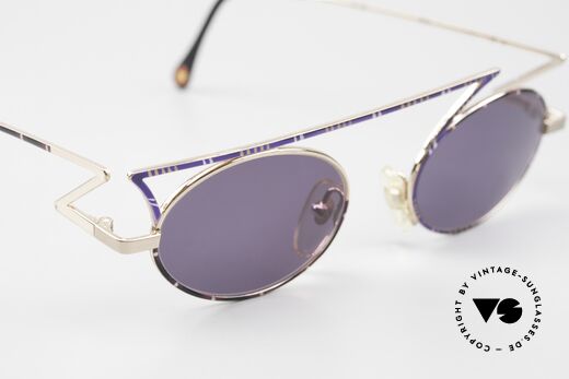 Casanova LC30 Jugendstil Sonnenbrille 90er, ungetragen; wie alle unsere kunstvollen vintage Brillen, Passend für Herren und Damen