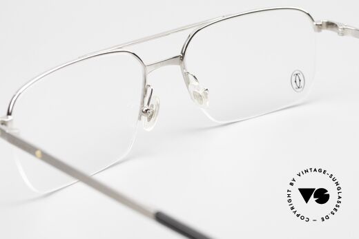 Cartier Semi T-Eye Titanfassung Nylor Halbrand, Größe: large, Passend für Herren Cartier Semi T-Eye Titanfassung Nylor Halbrand, Größe: large, Passend für Herren
