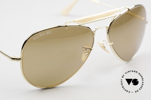 Ray Ban The General 62mm RB50 Mirrored B&L Lenses, eine 80er Brillen-Legende von Bausch&Lomb, USA, Passend für Herren