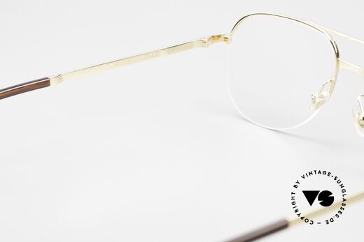 Cartier Santos De Cartier Titan Brille Nylor Halbrand, ungetragenes Original von 2014 mit Verpackung, Passend für Herren