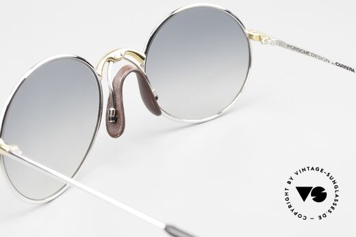 Porsche 5658 - S Runde 1990er Brille Bicolor, als SMALL 54-19 markiert, aber doch eher Gr. MEDIUM, Passend für Herren und Damen