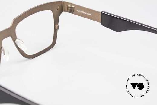 Theo Belgium Cinquante Titaniumbrille Designerbrille, Größe: extra large, Passend für Herren