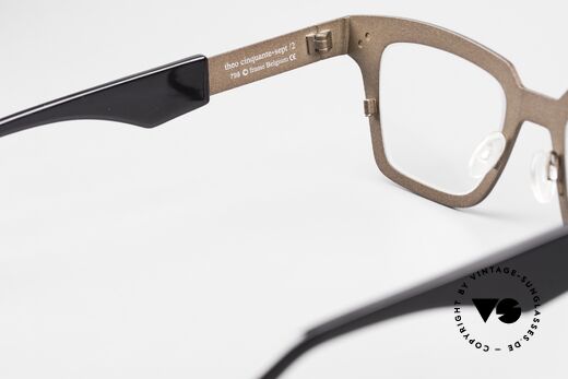Theo Belgium Cinquante Titaniumbrille Designerbrille, die Vollrandfassung kann beliebig verglast werden, Passend für Herren