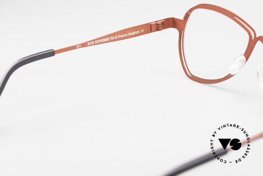 Theo Belgium Eye-Witness VB Designerbrille Damen Herren, das Modell kann natürlich beliebig verglast werden, Passend für Herren und Damen