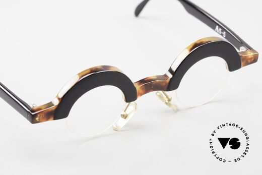 Proksch's A5 Runde 90er Nylor Brille Crazy, DEMOgläser sind beliebig optisch austauschbar, Passend für Herren und Damen