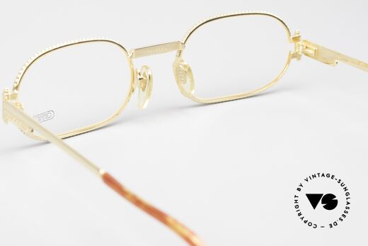 Gerald Genta Gefica 01 Damenbrille Herrenbrille 24kt, ein kostbares altes Original - für die Ewigkeit gemacht!, Passend für Herren und Damen