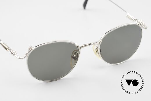 Jean Paul Gaultier 55-5105 Rare 90er Steampunk Brille, dunkelgrüne CR39 Sonnengläser; 100% UV Schutz, Passend für Herren und Damen