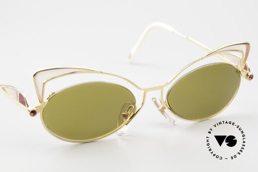 Casanova LC2 Murano Glas 24kt Vergoldet, Glashöhe = 32mm (somit auch für Gleitsicht geeignet), Passend für Damen