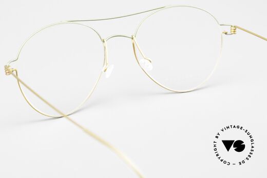 Lindberg Nomi 49 Air Titan Rim Fancy Damenbrille Titanium, eleganter Rahmen ohne Schrauben, Nieten oder Lötungen, Passend für Damen