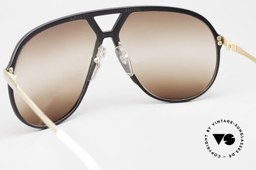 Alpina M1 Double Gradient Brown Lenses, KEINE RETROBRILLE; ein 35 Jahre altes Original, Passend für Herren