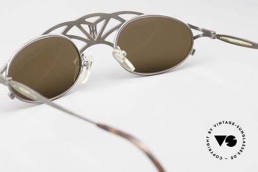 Matsuda 2844 Kleine 90er Designerbrille, KEINE RETROmode, sondern ein 30 Jahre altes ORIGINAL, Passend für Herren und Damen