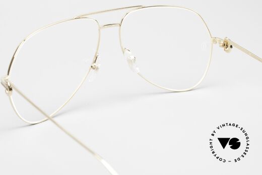 Cartier Première De Cartier Herrenbrille Pilot Vergoldet, ungetragenes Original mit Cartier Etui und Box, Passend für Herren