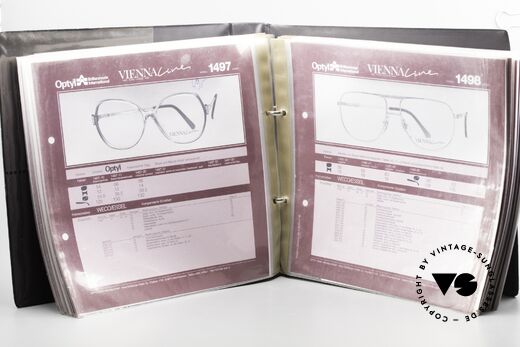 Optyl Catalog Viennaline Alter 80er Original Katalog, dieser Katalog enthält die Viennaline Kollektion, Passend für Herren und Damen
