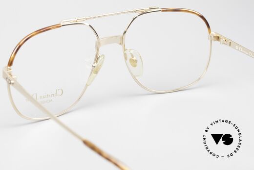 Christian Dior 2487 Vergoldete Monsieur Serie 80er, KEINE RETROBRILLE; ein über 30 Jahre altes Original, Passend für Herren