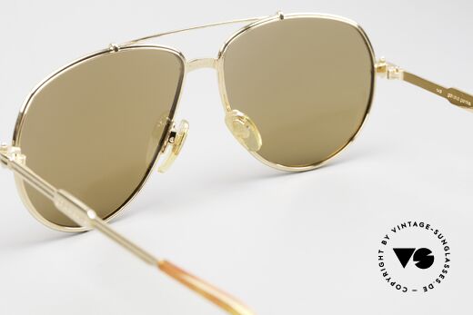Gerald Genta New Classic 08 Mineralgläser Gold-Plated, KEINE Retrobrille, sondern ein kostbares altes Original!, Passend für Herren