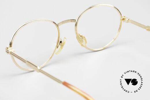 Gerald Genta New Classic 02 24kt Brille für die Ewigkeit, KEINE Retrobrille, sondern ein kostbares altes Original!, Passend für Herren und Damen