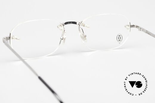 Cartier T-Eye Rimless Titanium Brille Randlos, Glasgröße (gleitsichtfähig) ist ggf. veränderbar, Passend für Herren und Damen