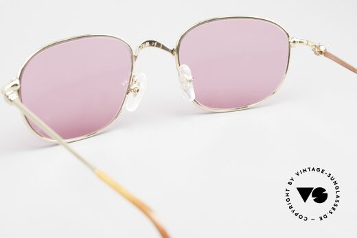 Cartier Vega Vesta Durch die rosarote Brille sehen, KEINE RETRO Cartier Brille; ein Original von 1999, Passend für Herren und Damen