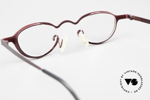 Theo Belgium Pipo Schöne Damenbrille Von 2001, die Fassung ist NICHT gleitsichtfähig (Lesebrille), Passend für Damen