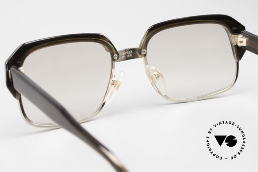 Rodenstock Bertram 70er Jahre Kombi-Brille, top-professionell aufgearbeitet; Gläser leicht verlaufend, Passend für Herren