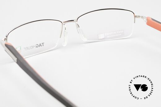 Tag Heuer 8209 Trends Sportliche Brille Halbrand, KEINE Retrobrille, sondern ein Original von 2010, Passend für Herren