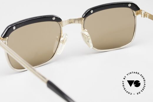 Metzler JK 60er Brille 12kt Golddoublé, top-professionell aufgearbeitet, Fassung (in Gr. 52/20), Passend für Herren