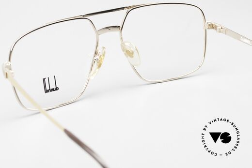 Dunhill 6068 Multi Vergoldete Brille 1988, KEIN RETRO, ein kostbares altes ORIGINAL, Gr. 58/16, Passend für Herren
