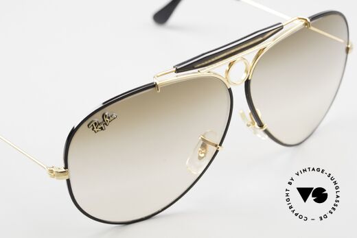 Ray Ban Shooter Precious Metals 24kt GP, KEIN Retro; ein altes USA Original mit Seriennummer, Passend für Herren