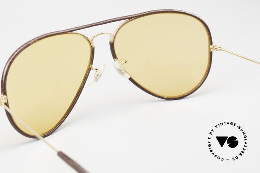 Ray Ban Large Metal II Leathers Changeable USA, KEINE Retrobrille, sondern ein kostbares 80er Original, Passend für Herren