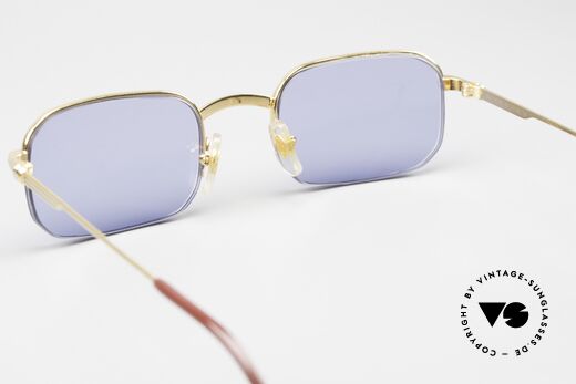 Cartier Broadway Halb Randlose Sonnenbrille, neuen Sonnengläser könnten optisch ersetzt werden, Passend für Herren