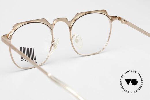 Jean Paul Gaultier 57-0171 Eckige Pantobrille Bronze, KEINE Retromode; ein ca. 25 Jahre altes Original!, Passend für Herren