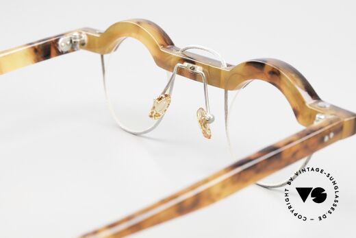 Bauhaus Brille Alte Brille Im Bauhaus Stil, Glashöhe 34mm (und somit auch für Gleitsicht geeignet), Passend für Herren und Damen