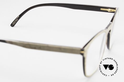 Hoffmann V7754 Naturhorn und Holz Brille, ungetragenes Einzelstück; original Hoffmann Verpackung, Passend für Herren und Damen