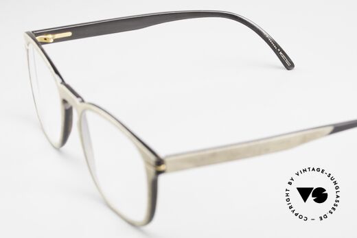 Hoffmann V7754 Naturhorn und Holz Brille, Größe: small, Passend für Herren und Damen