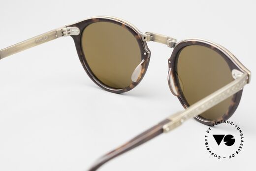 Matsuda 2811 Faltbare Panto-Sonnenbrille, ungetragenes EINZELSTÜCK für alle 'vintage' Liebhaber!, Passend für Herren und Damen
