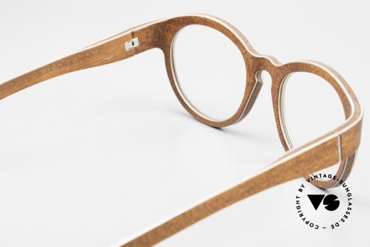 W-Eye Dianthus Naturbrille Rund Unisex, ungetragenes Exemplar mit original Etui von W-Eye, Passend für Herren und Damen