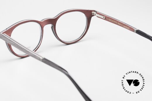 Gold & Wood Sirius 01 Panto Design Unisexbrille, die Fassung ist beliebig verglasbar (gleitsichtfähig), Passend für Herren und Damen