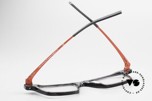 Theo Belgium Peruna Crazy Brille Eckiger Style, das Modell kann natürlich beliebig verglast werden, Passend für Herren und Damen
